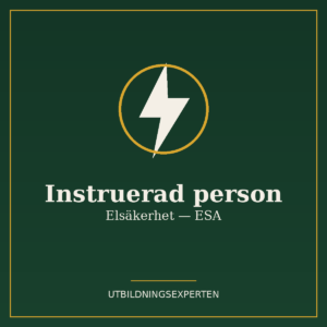 Instruerad person — ESA